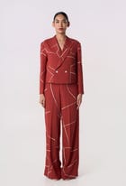 Gridbreak Cropped Blazer view 4