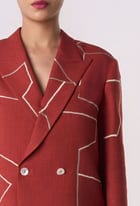 Gridbreak Cropped Blazer view 7