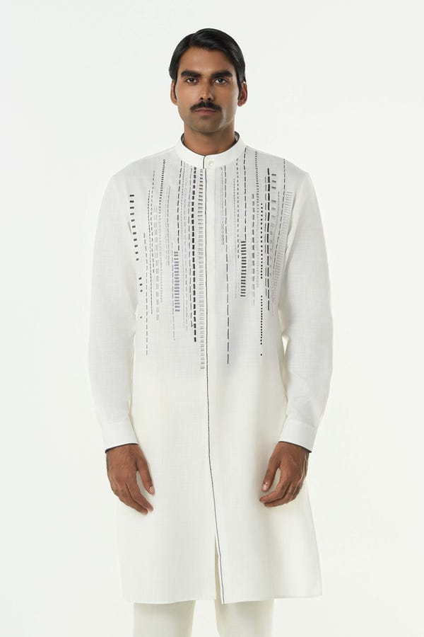 Line out Line — Lume City Kurta - Off White
