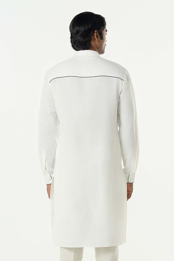 Line out Line — Lume City Kurta - Off White