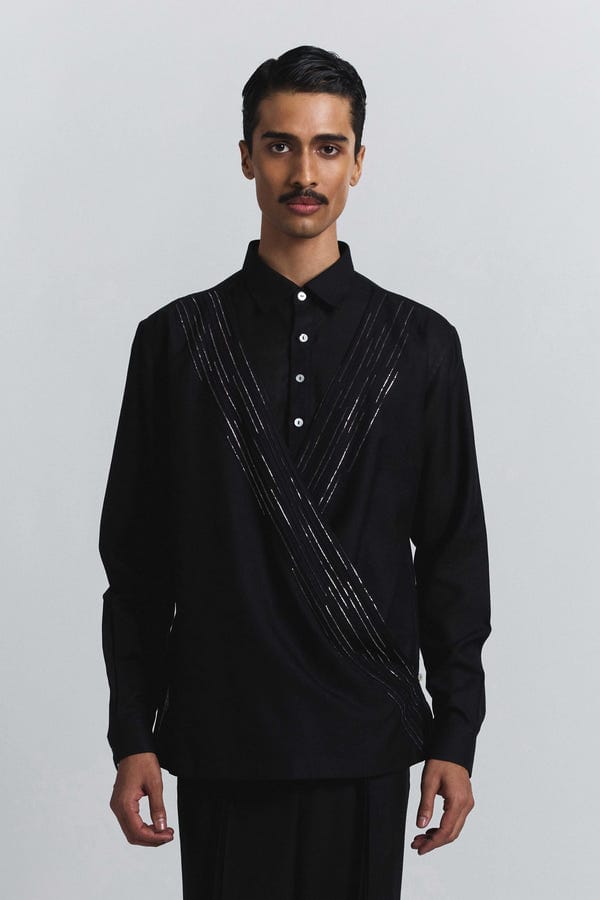 Line out Line — Gritstone Convertible Wrap Shirt