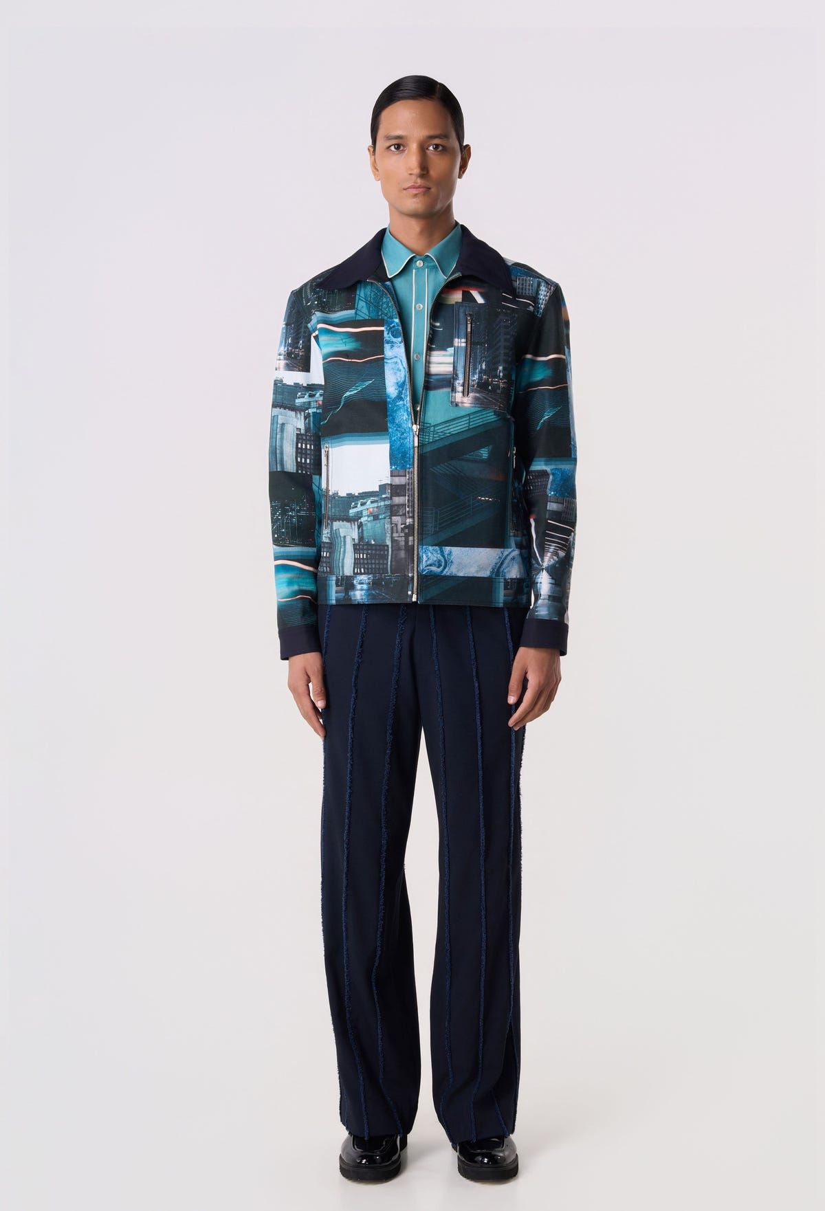 Archive Print Shacket - image 4