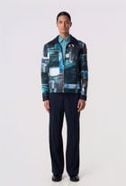 Archive Print Shacket view 4