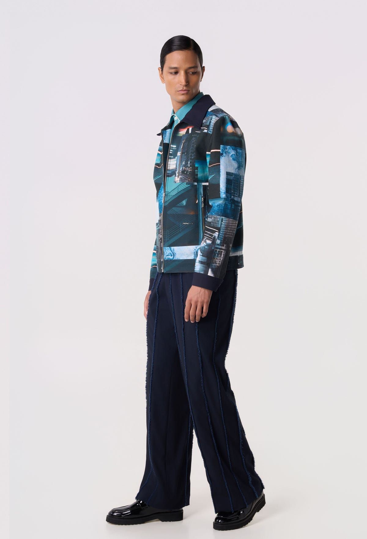 Archive Print Shacket - image 6