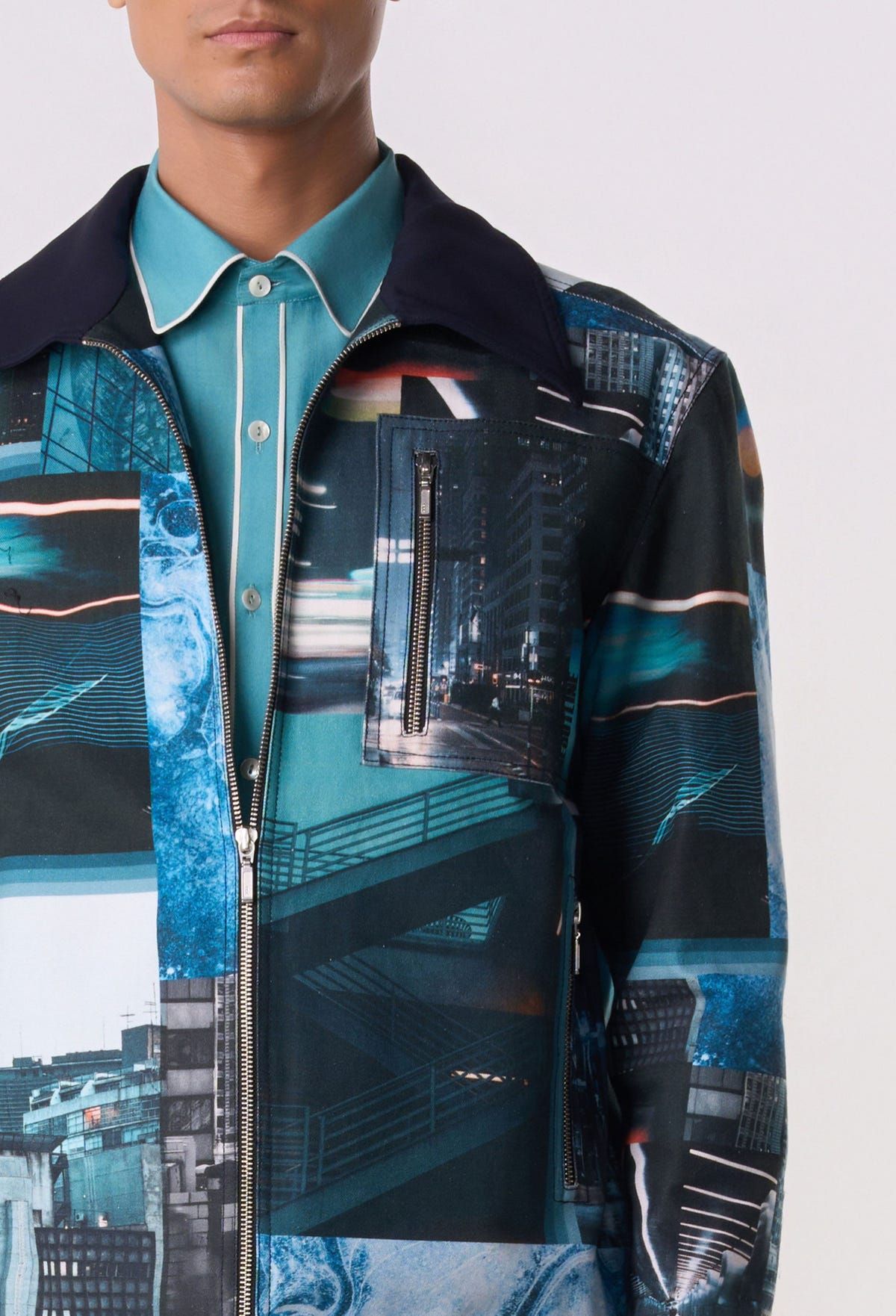 Archive Print Shacket - image 7