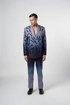 Ombre Stucco Embroidered Blazer view 3