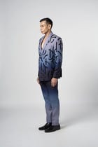 Ombre Stucco Embroidered Blazer view 4