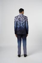 Ombre Stucco Embroidered Blazer view 5