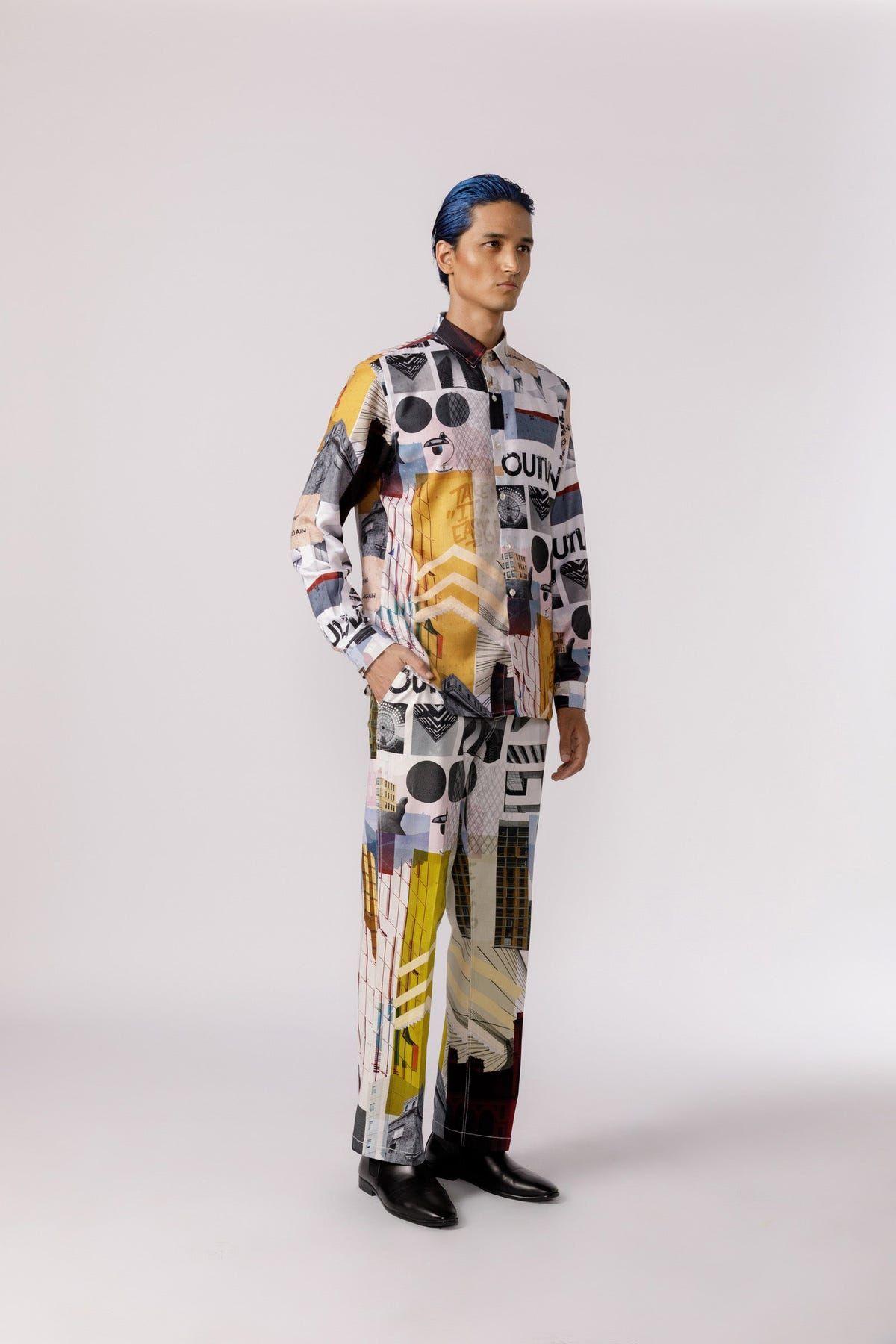 Bauhaus mosaic printed shirt - image 2