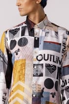 Bauhaus mosaic printed shirt view 4