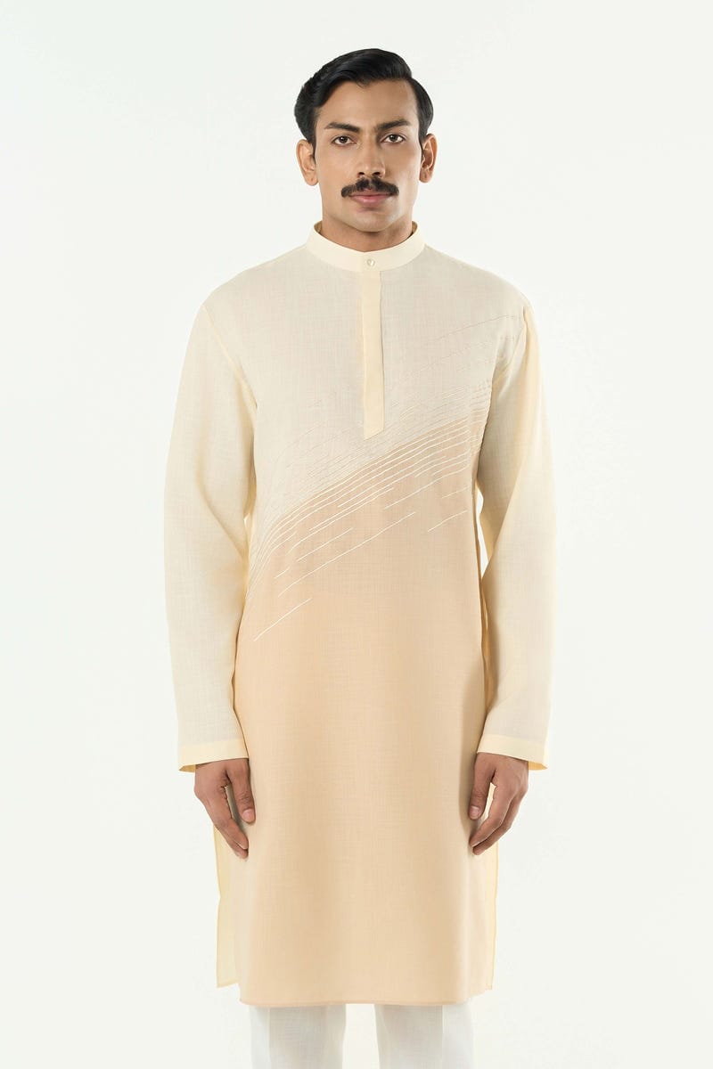Hyperdrive Kurta - Ivory