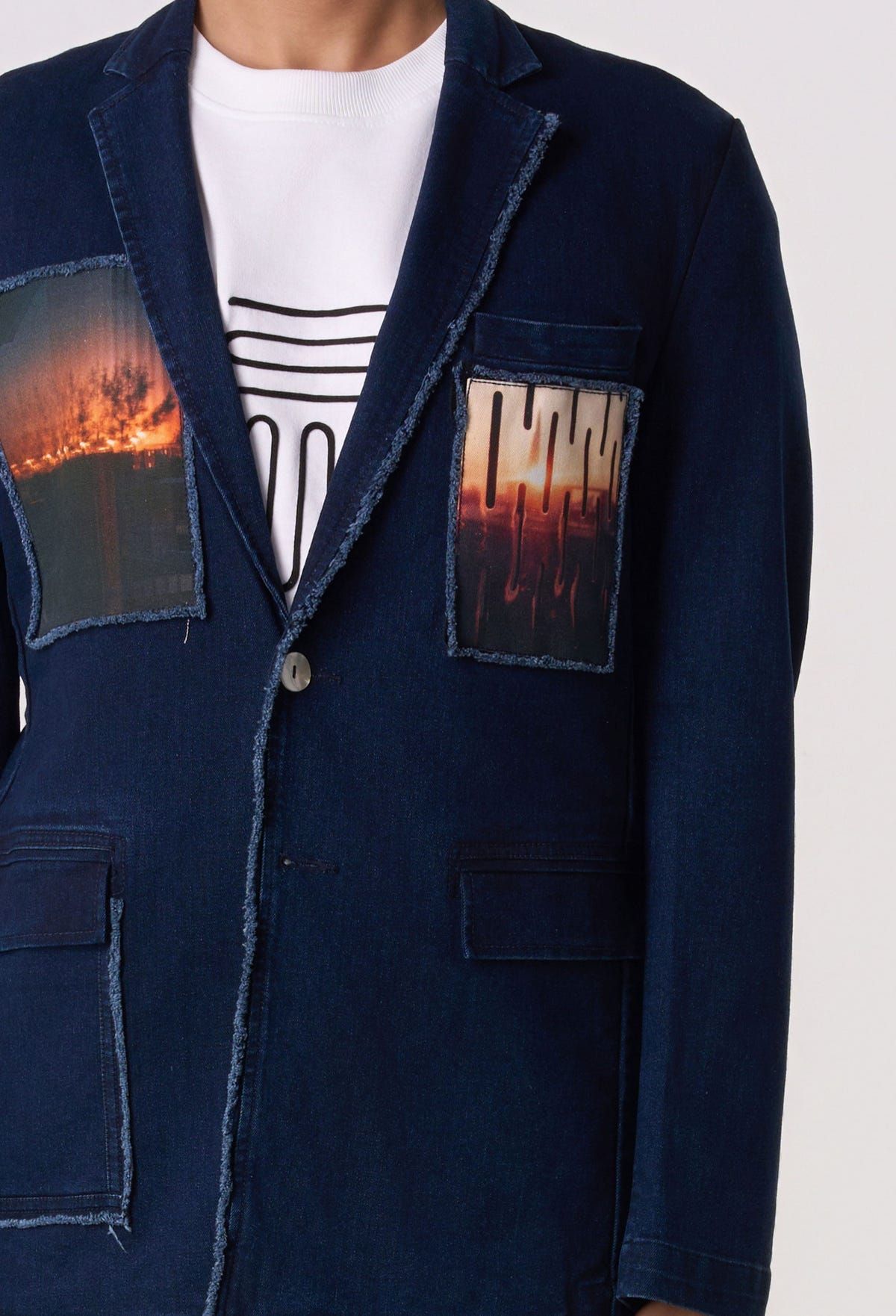 After-Hours Graphic Blazer - image 7