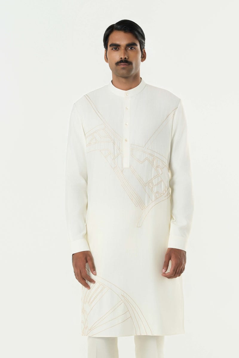 Avenue Kurta - Ivory