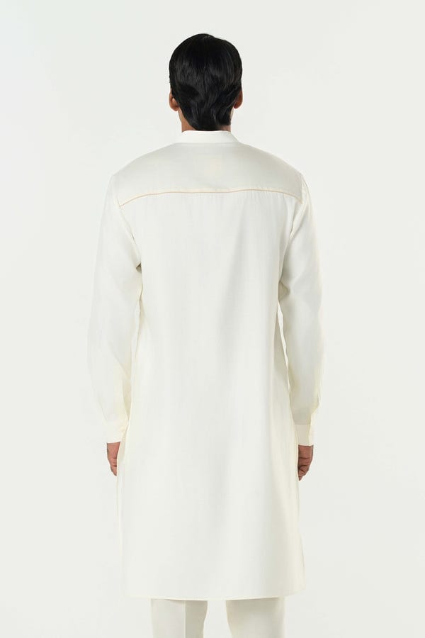 Line out Line — Avenue Kurta - Ivory