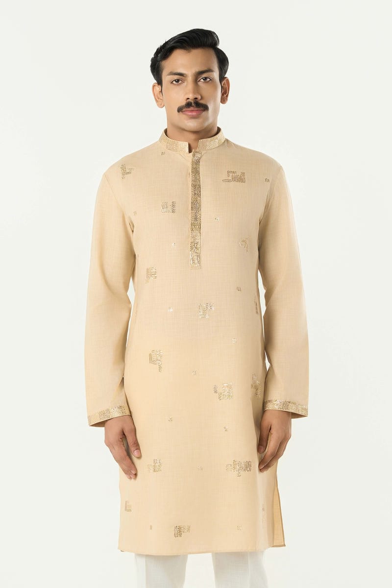 Alluro Kurta - Beige
