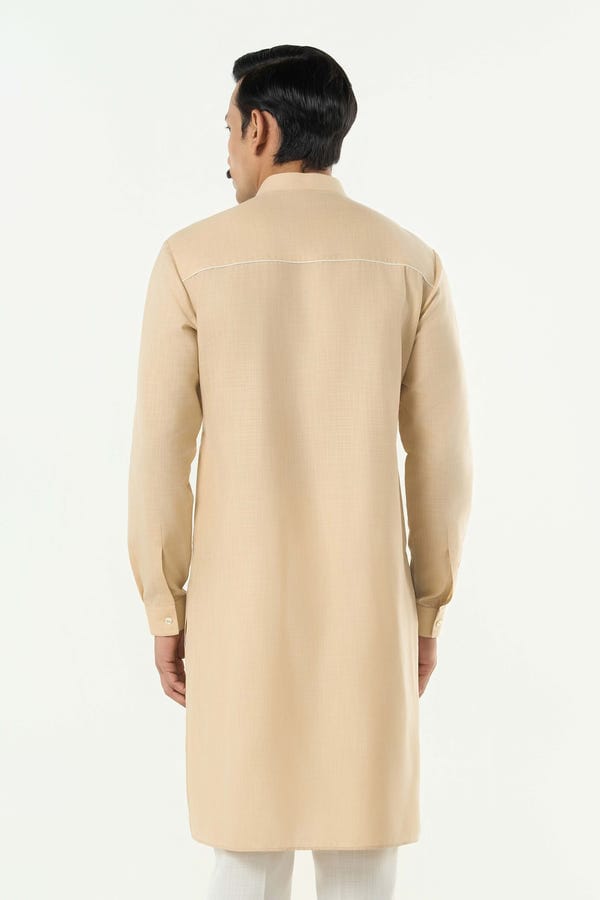 Line out Line — Classic Torrent Kurta - Beige