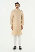 Classic Torrent Kurta - Beige view 3