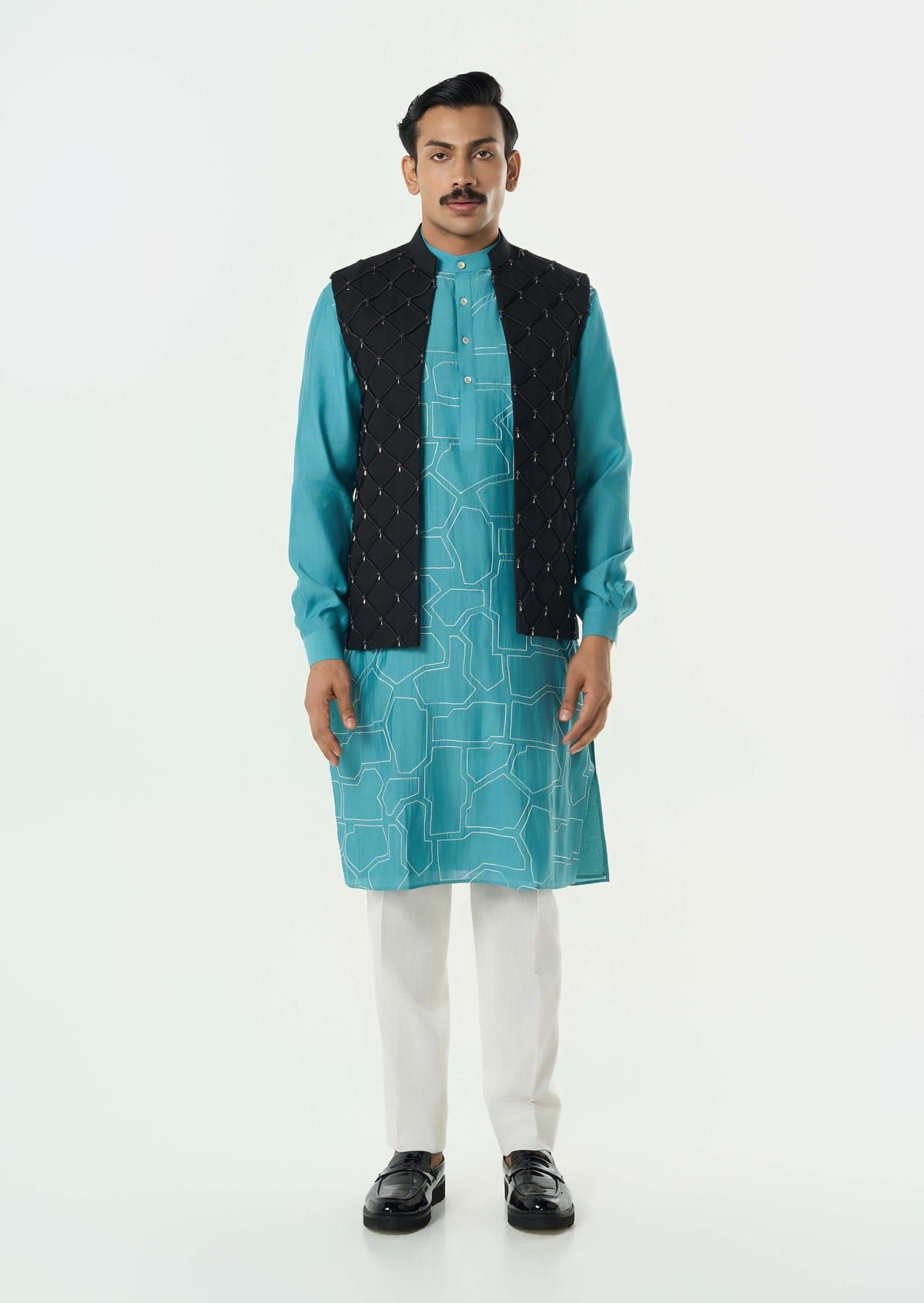 Urban Lustre Bandi Jacket Set - Black - image 1