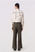 Mosaic Belt Cuffed Pants view 5
