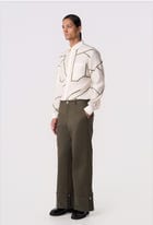 Mosaic Belt Cuffed Pants view 6