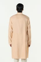 Meta Twist Kurta - Beige view 2