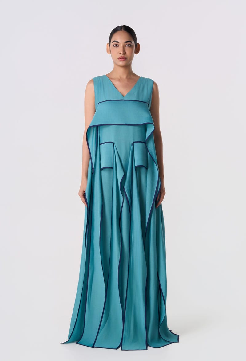 Cascading Outline Dress