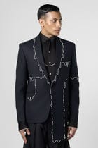 Dazzle Fringe Cut Blazer view 1