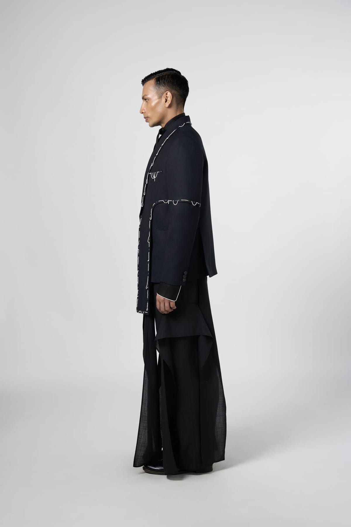 Dazzle Fringe Cut Blazer - image 3