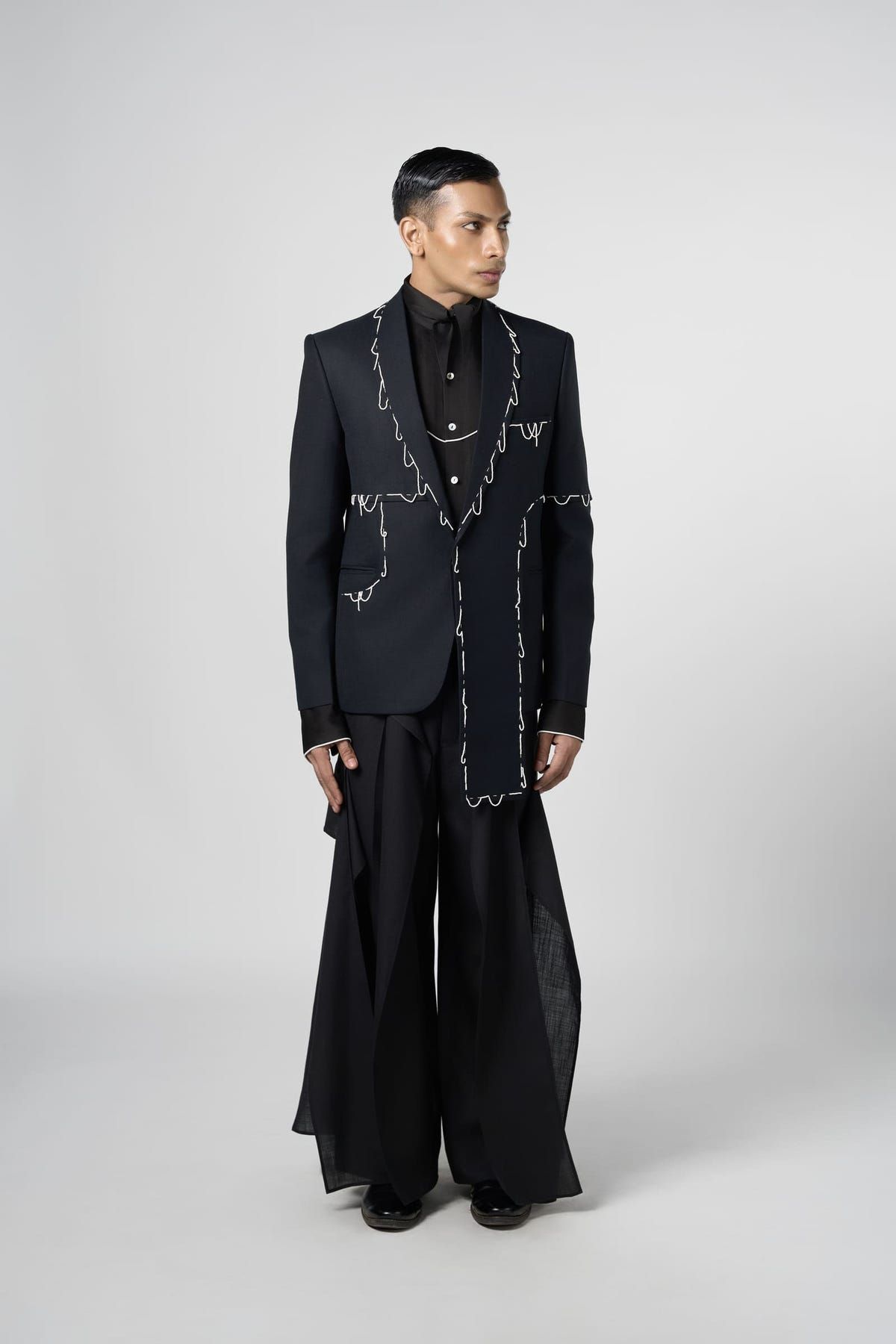 Dazzle Fringe Cut Blazer - image 5
