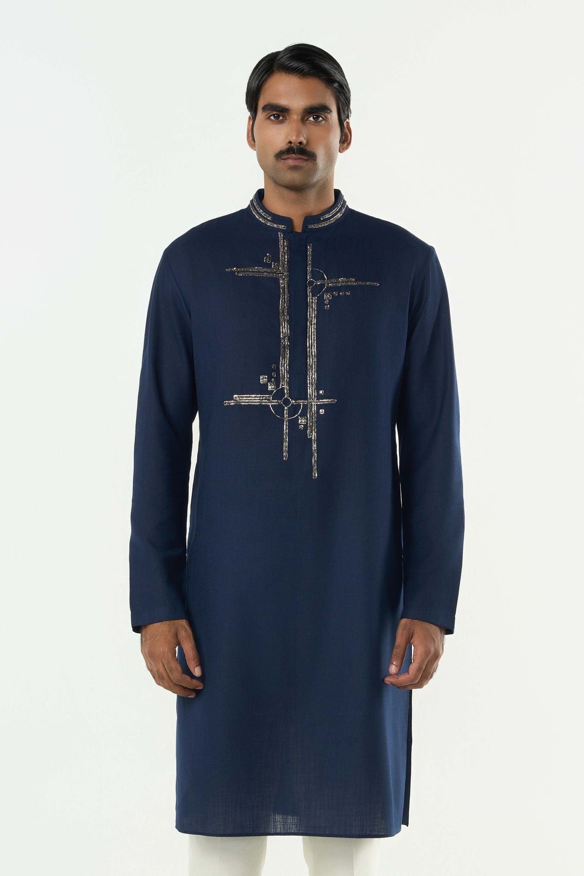 Lunar Bay Kurta - Navy Blue - image 1