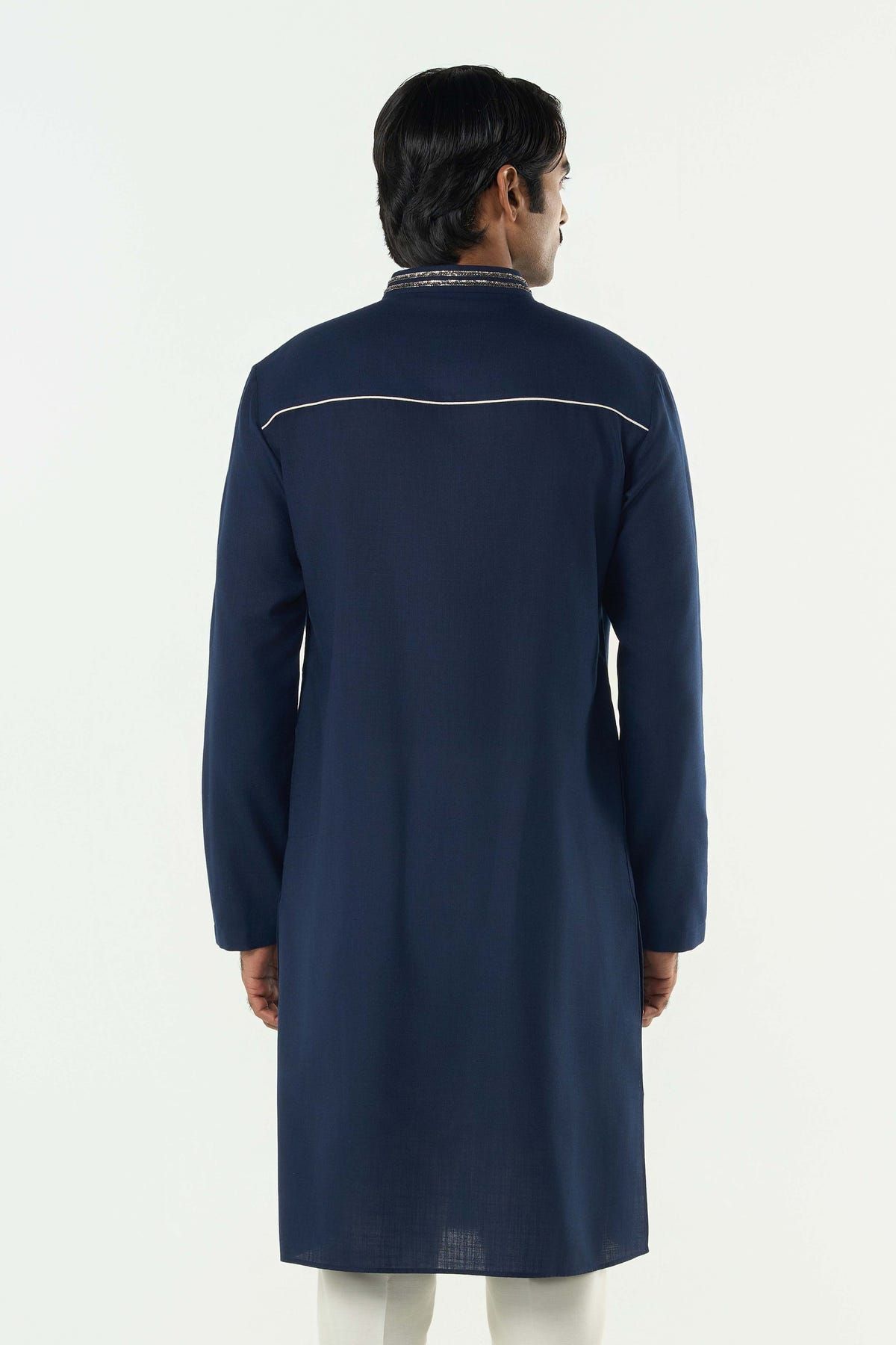 Lunar Bay Kurta - Navy Blue - image 2