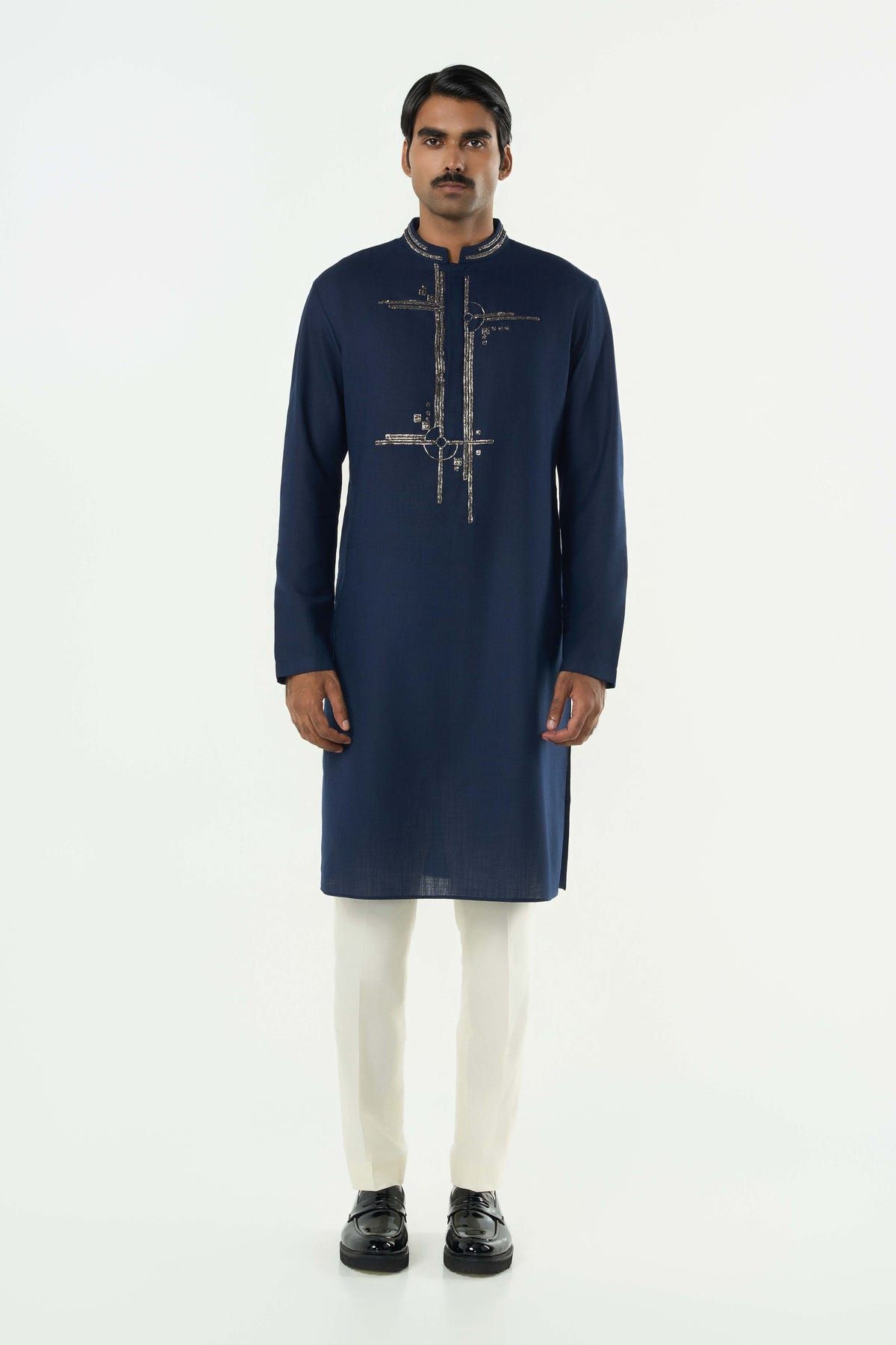 Lunar Bay Kurta - Navy Blue - image 3