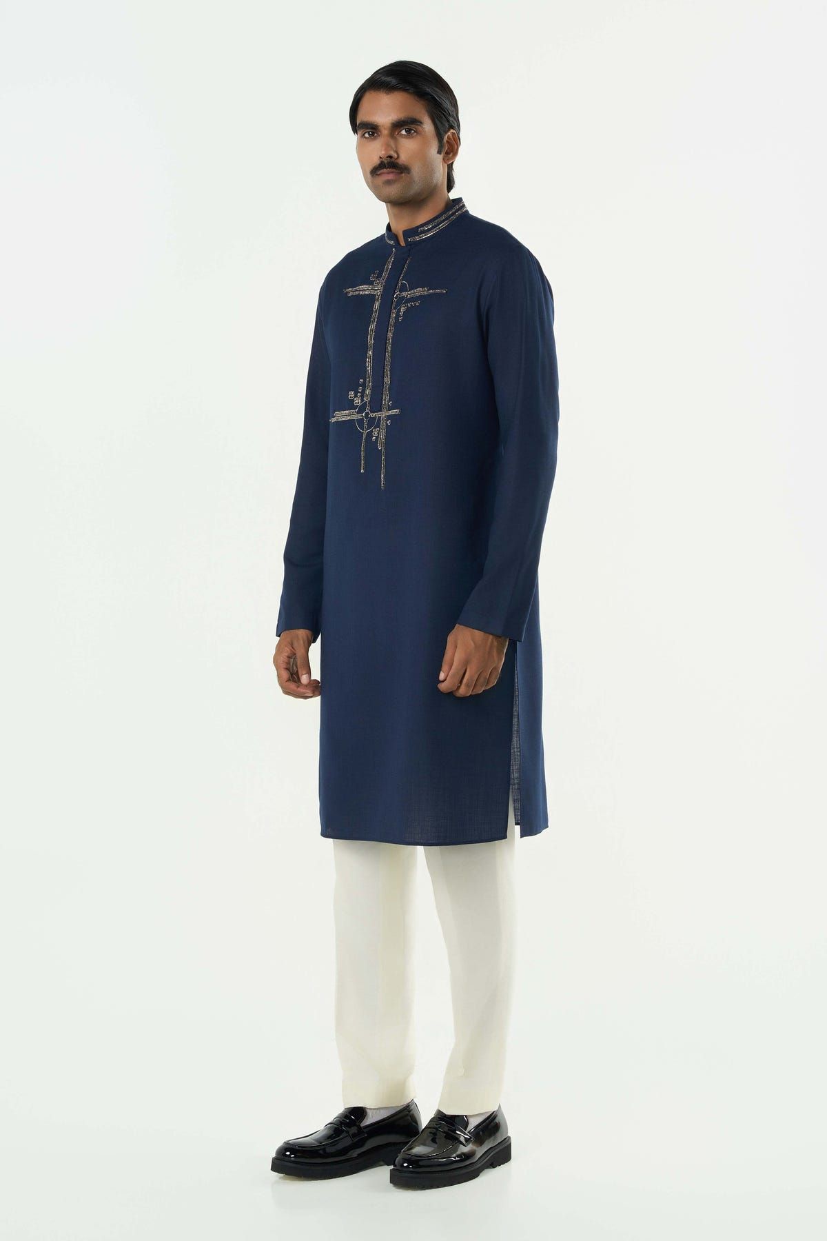 Lunar Bay Kurta - Navy Blue - image 5