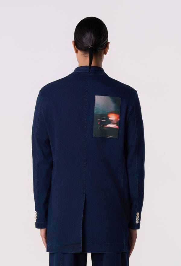 Line out Line — Metropolis Collage Blazer