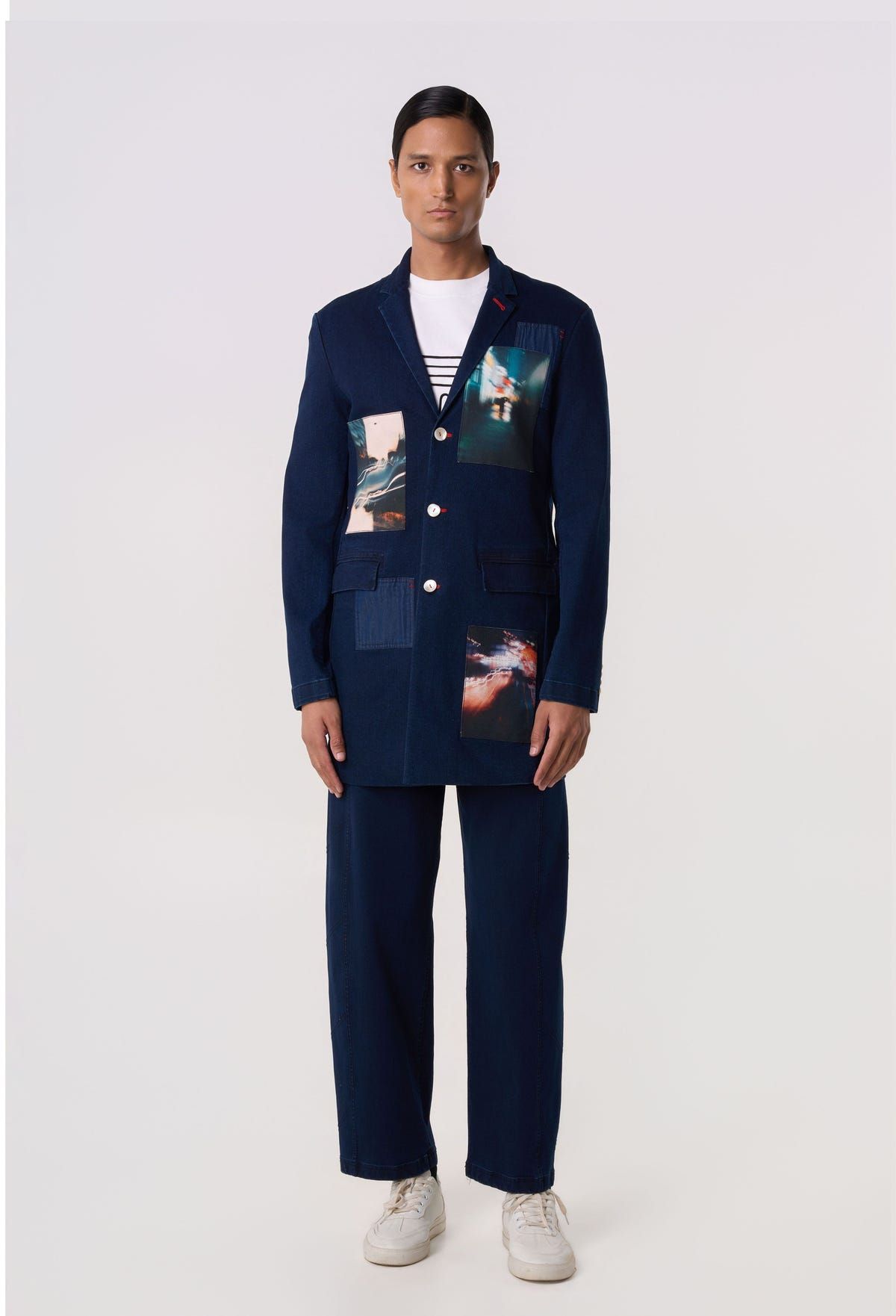 Metropolis Collage Blazer - image 4