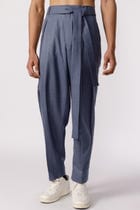 High waisted Pleated pants view 1