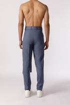 High waisted Pleated pants view 4