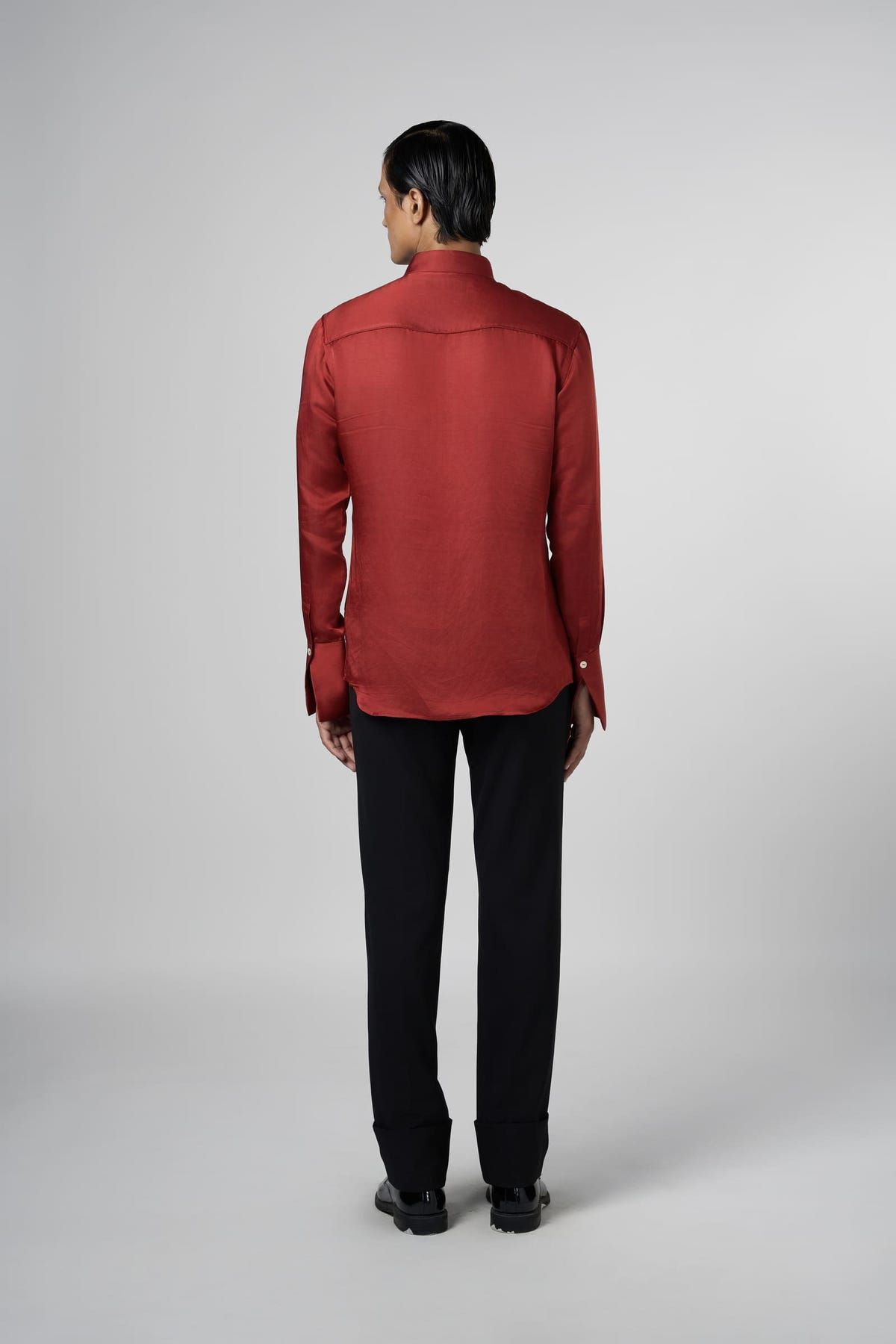 Tie Up Collar Shirt - image 3