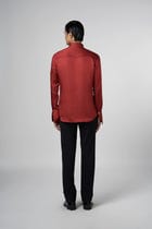 Tie Up Collar Shirt view 3