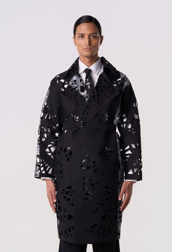 Line out Line — Matrix Laser Cut Trench