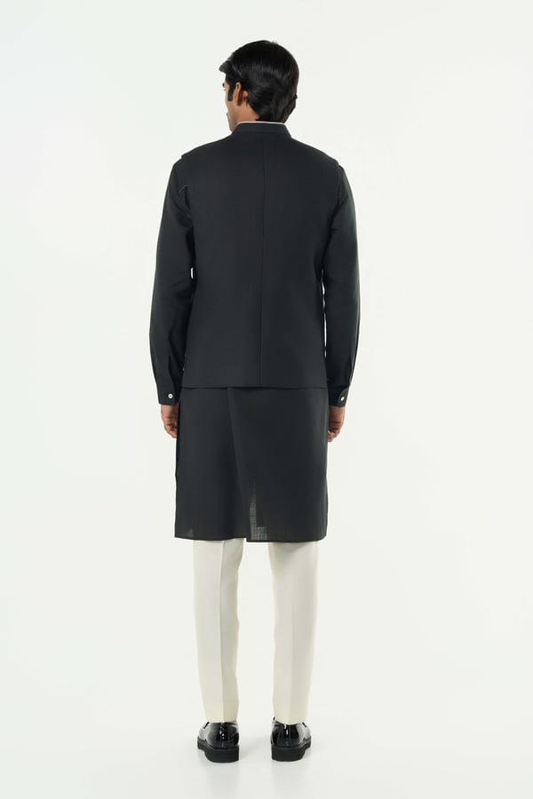 Line out Line — Warp line Bandi Jacket Set - Black