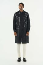 Warp line Bandi Jacket Set - Black view 5