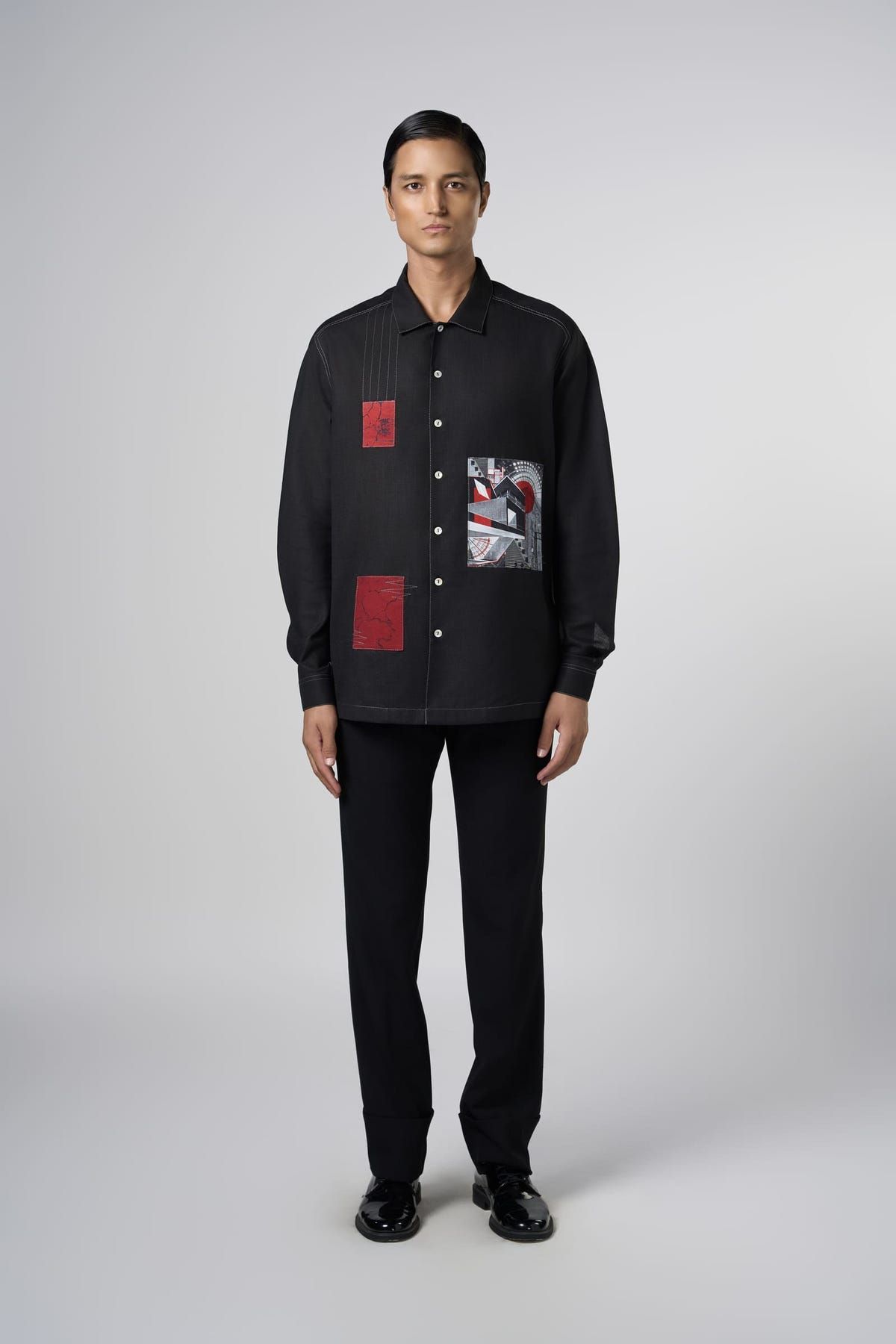 Black Urban Patch Shirt - image 2