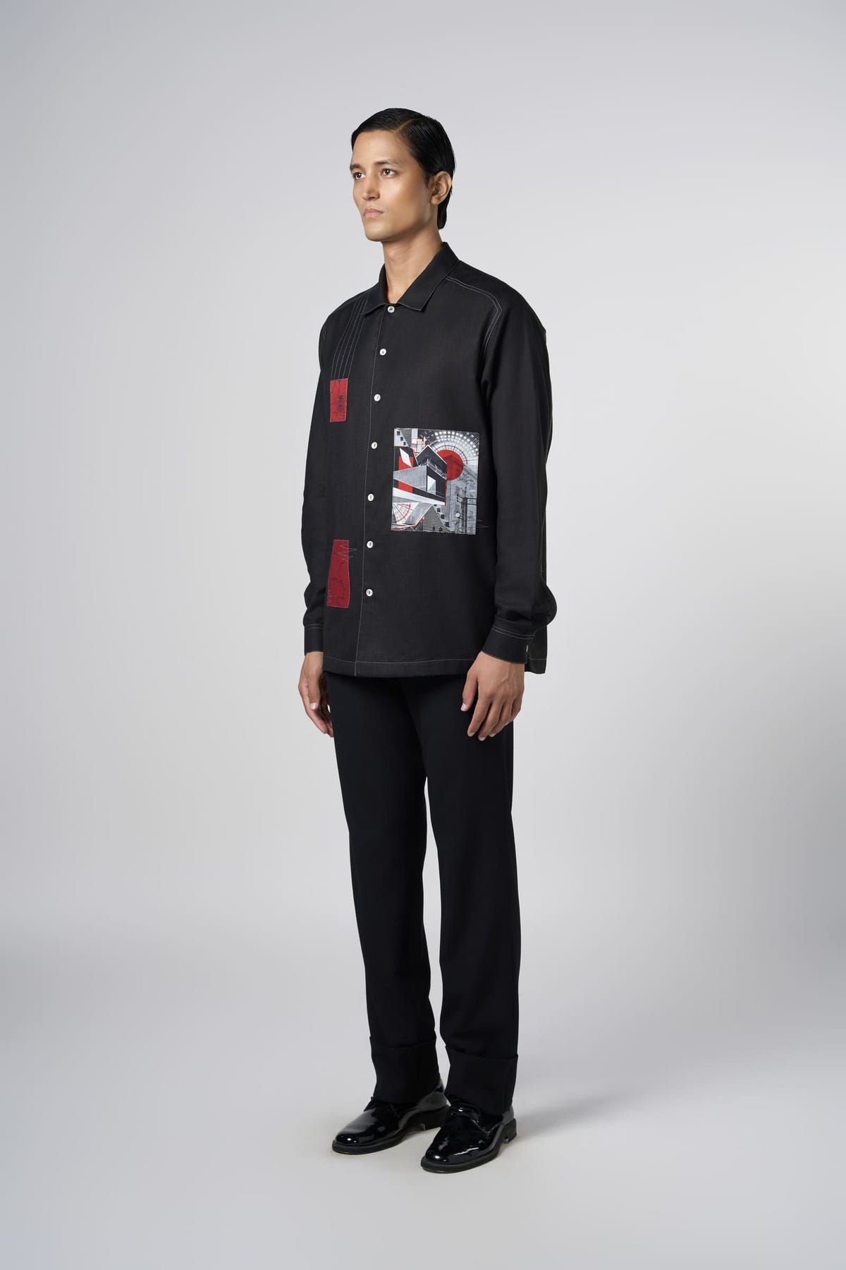 Black Urban Patch Shirt - image 3