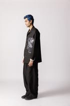 Oversized Patch work shirt view 3