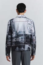 City Perspective Print Shacket view 2