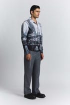 City Perspective Print Shacket view 6