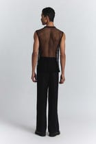 Beam Embellished Net Vest view 4