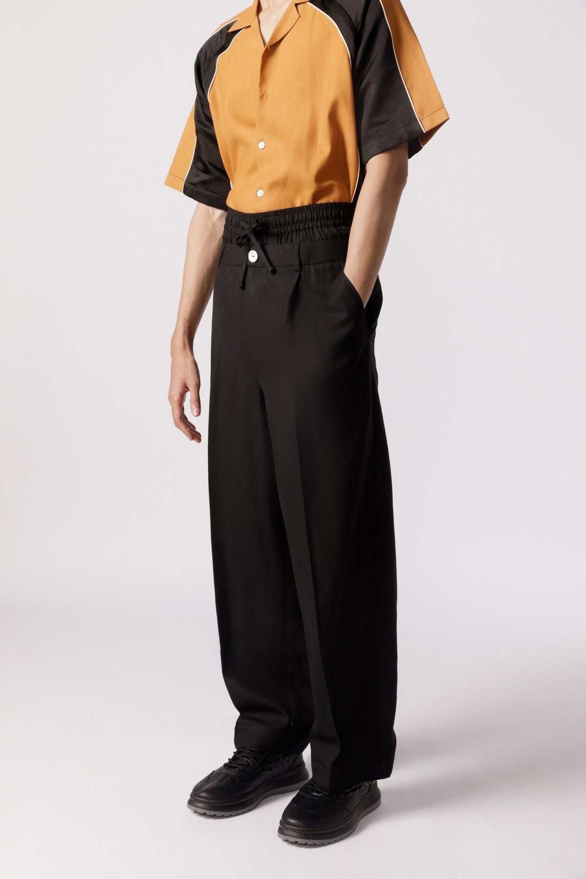 Double waist baggy pants - image 1