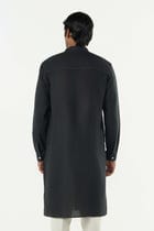 Classic Torrent Kurta - Black view 2